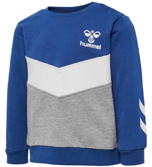 Hummel Collegegenser hmlSkye Navy Peony 56 Collegegenser Blå Grå Hvit