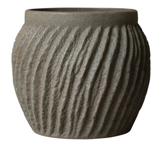 DBKD Raw vase 19 cm Sandy mole