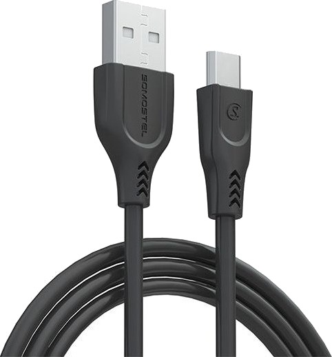 Usb-Kabel Somostel Usb-A Til Usb-C 1 M Svart (25712)