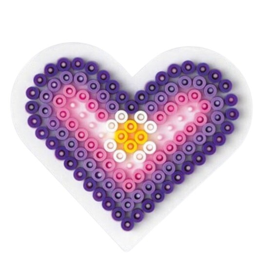 Hama Ironing Beads Plate-Heart Small