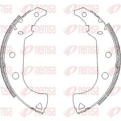 Bremsesko sett REMSA 4176.00