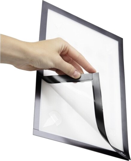 Durable Wallpaper   Displayramme   Veggmonterbar Overflatemontert   For A4   Magnetisk   Svart
