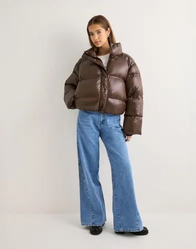 Neo Noir   Brun   Rhea Shiny Puffer Jacket