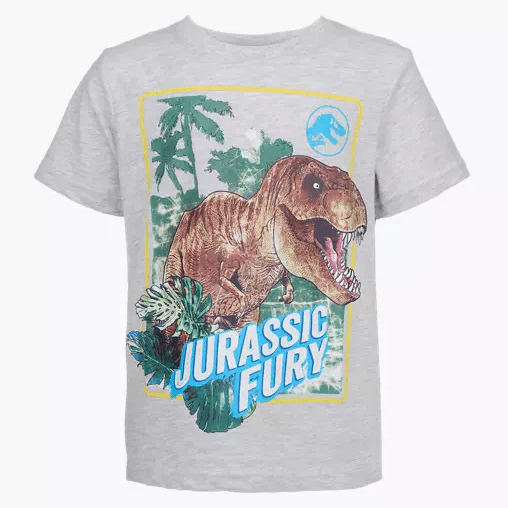 Jurassic World T-skjorte Jurassic Fury - 104 / 4 år - Barn - 100% bomull