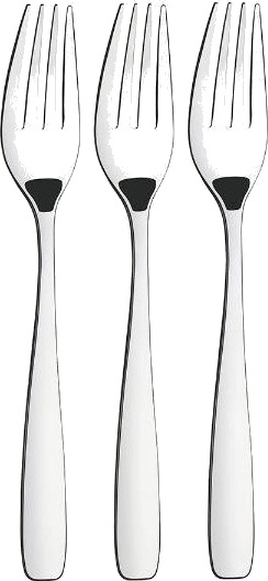 Tramontina Essentials gaffel 3 stk blank Tramontina Essentials gaffel 3 stk blank