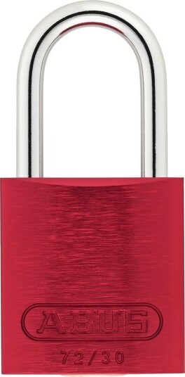 Abus Hengelås 72/30 64,5 X 32 mm, Aluminiumoksidert Rød