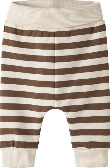 Name It Bukser NbmRafan Sepia Name It 68 Bukser bomull Beige Brun Hvit 62