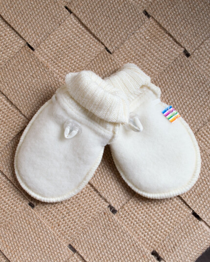 Joha Ullvotter Til Baby - Ullfleece - 100% Merino - Natur