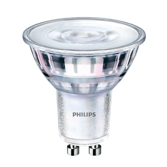 Philips Corepro LEDspot GU10 PAR16 4.9W 460lm 36D - 830 varm hvit | erstatter 65W