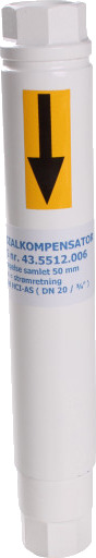 Kompensator URU-pipen/pipen 3/4"