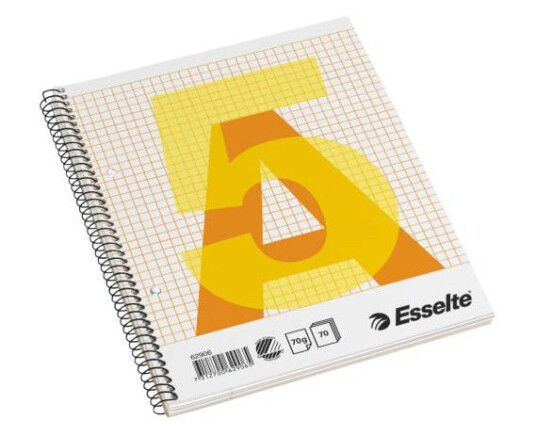 Esselte Kladdebok Spiral A5 70 ark Ruter Esselte Kladdebok Spiral A5 70 ark Ruter