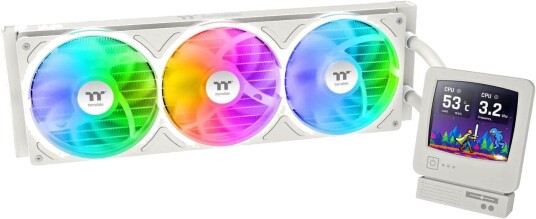 Thermaltake Retro 360 Ultra ARGB CPU Liquid Cooler Beige CL-W510-PL12SW-A