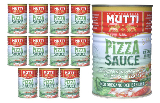 MUTTI AROMATIZZATA PIZZASAUS 400 G 12 STK 1183385 MUTTI AROMATIZZATA PIZZASAUS 400 G 12 STK 1183385