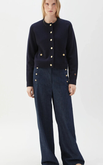 BUSNEL Aria Cardigan Contrast - Navy - 34