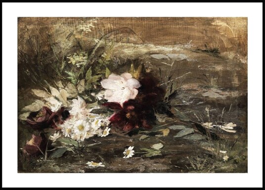 Water Lilies and Wildflowers Plakat Plakat / 100x150cm