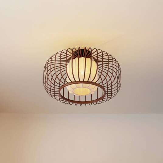 Taklampe Davella Lindby dimbar Mørkt tre Stue / spisestue Bambus Skandinavisk Taklampe Davella Lindby dimbar Mørkt tre Stue / spisestue Bambus Skandinavisk