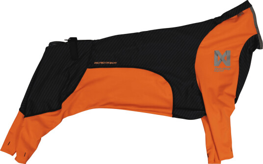 Non-Stop Dogwear Protector Snow heldress for tispe S Oransje/Svart Non-Stop Dogwear Protector Snow heldress for tispe S Oransje/Svart