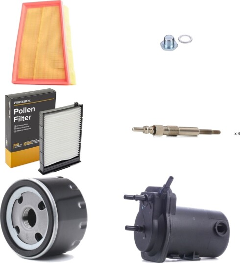 Servicepakke RIDEX 4682P13732