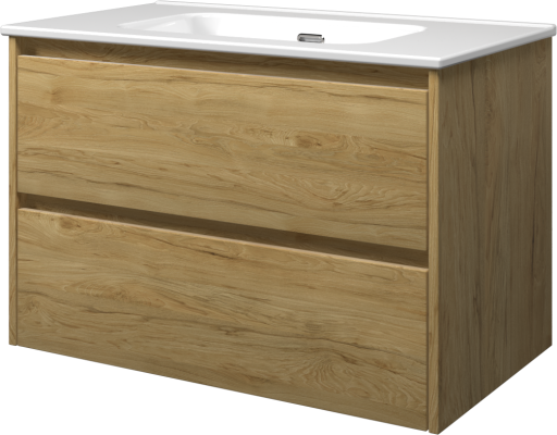 Sanibell Proline møbelpakke, 81x46 cm, ideal eik Sanibell Proline møbelpakke, 81x46 cm, ideal eik