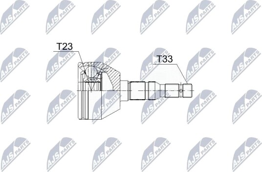 Nty Drivknute drivaksel NTY NPZ PL 043 Nty Drivknute drivaksel NTY NPZ PL 043