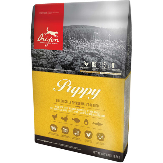 Orijen Puppy Tørrfôr uten korn 11,4 kg til valper