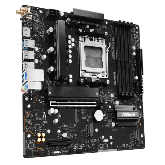 Asrock A620AM Pro-A Micro-ATX Hovedkort med AM5 Socket og Wi-Fi 6E Asrock A620AM Pro-A Micro-ATX Hovedkort med AM5 Socket og Wi-Fi 6E