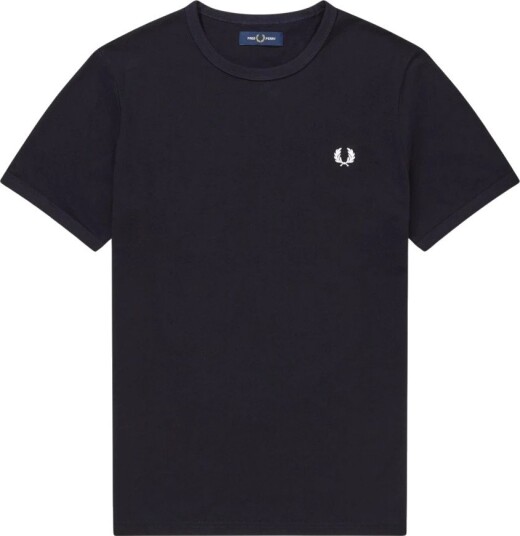 Fred Perry Ringer T-Shirt - Blue - XXL