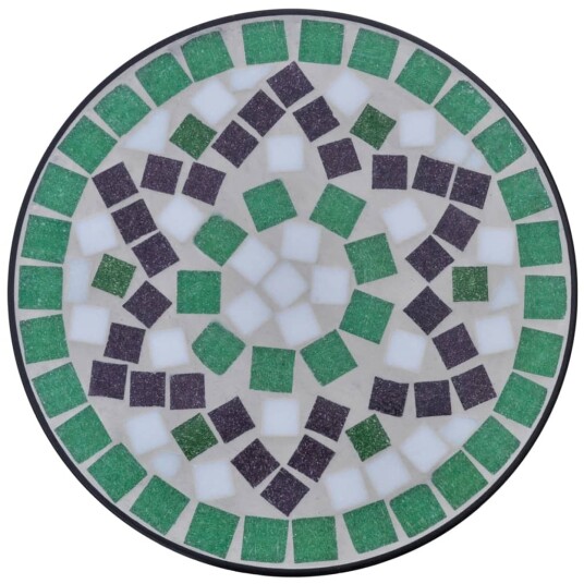 vidaXL Side-/plantebord mosaikk grønn hvit vidaXL Side-/plantebord mosaikk grønn hvit