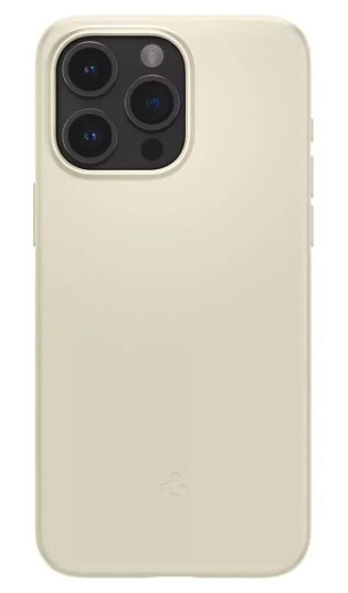 Spigen Thin Fit iPhone 15 Pro Deksel TPU Beige