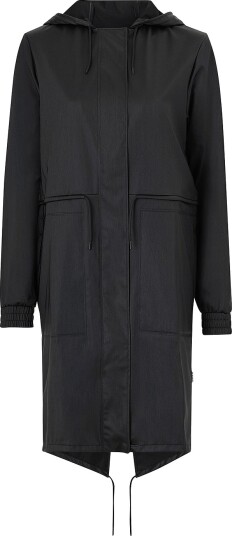 Rains   Regnparkas String W Parka   Svart