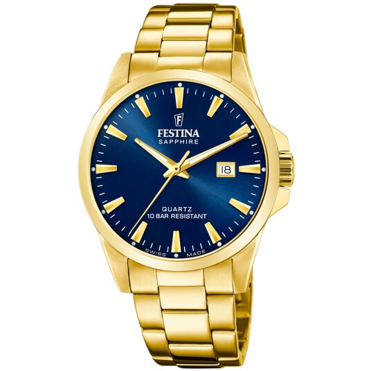 Festina Swiss Made F20044/3 - Herre - 41 mm - Analog - Kvarts urverk - Safirglass Festina Swiss Made F20044/3 - Herre - 41 mm - Analog - Kvarts urverk - Safirglass