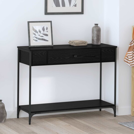 Konsollbord Annet Svart eik 100 x 34.5 x 75 cm Konstruert tre