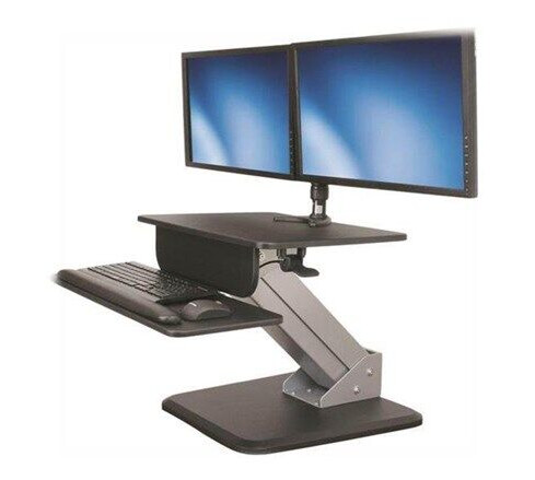 StarTech.com Sit to Stand Workstation with One Touch Height Adjustment - mounting kit