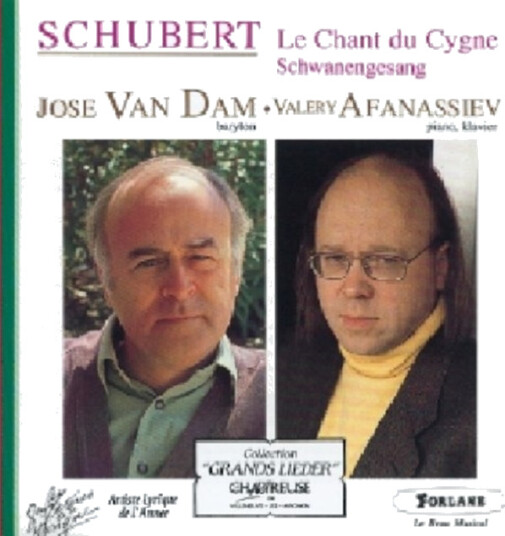 José Van Dam Schubert Chant Du Cygne CD