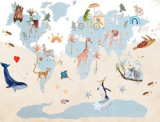 Hueppi Matte 160x230 Around The World