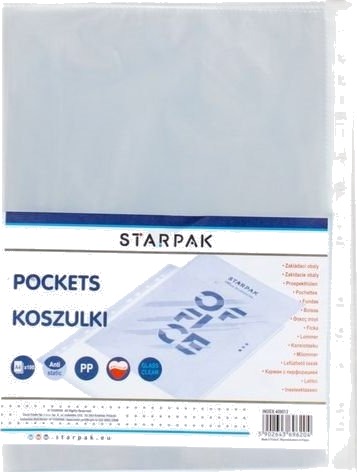 Starpak A4 Omslag I Pp Krystall 100 Stk