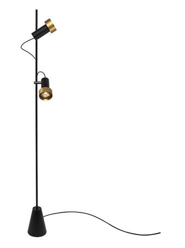 Trizo 21 2Thirty Floor 2 Gulvlampe Dimbar Sort/ Gull Ring Trizo 21 2Thirty Floor 2 Gulvlampe Dimbar Sort/ Gull Ring