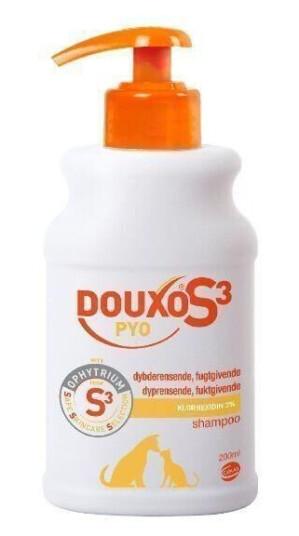 Douxo S3 Pyo Shampoo Til Hund Og Katt 500 ml Douxo S3 Pyo Shampoo Til Hund Og Katt 500 ml