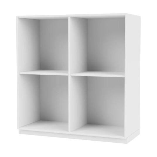 Montana SHOW hylle 69,6 x 69,6 cm, sokkel 3 cm 38 Snow