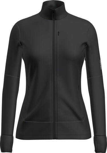 Icebreaker Women"s Merino 260 Quantum Iv Longlseeve Zip Black S
