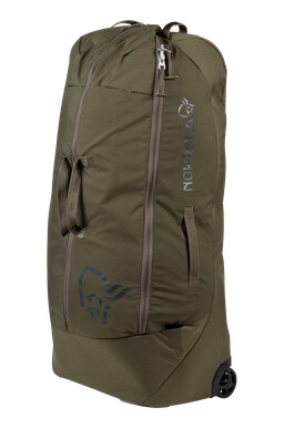 Norrøna 120l Trolley Bag trillebag Mørk grønn Onesize