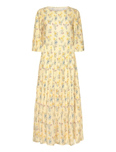 Bubbleroom Butterfly Sleeve Maxi Dress Yellow M Bubbleroom Butterfly Sleeve Maxi Dress Yellow M