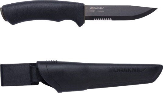 Morakniv Bushcraft Blackblade SRT (S), kniv, svart Onesize