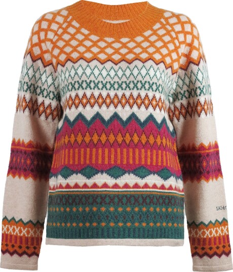 Skhoop Women's Ofelia Sweater Colorful L Skhoop Women's Ofelia Sweater Colorful L