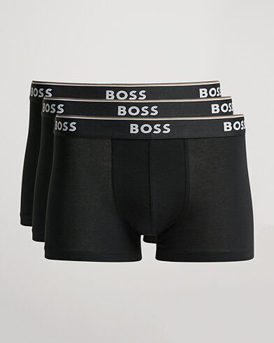 Boss 3-Pack Trunk Boxer Shorts Black