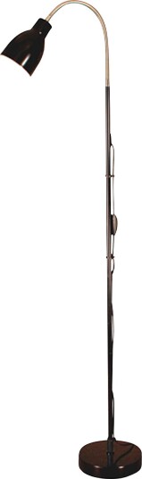 Aneta Lighting Gulvlampe Sarek Svart Gulvlamper