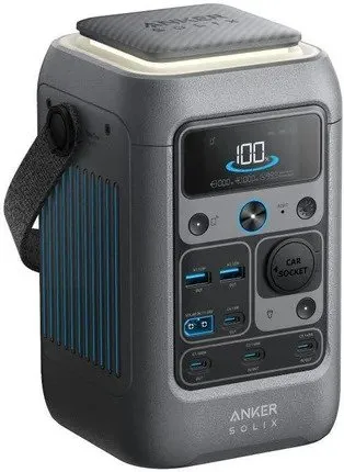 Anker Solix C300 Pakke med 100W Foldbart Solcellepanel