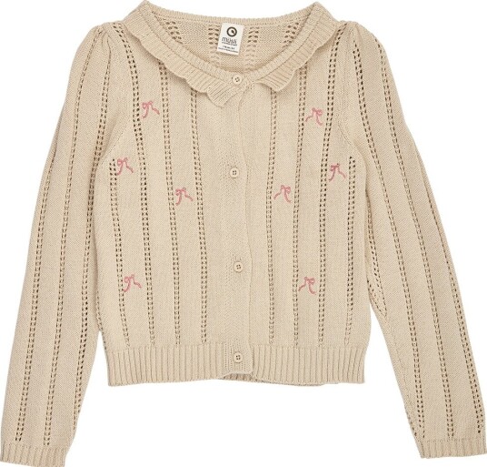 Müsli Cardigan Strikk Oak Müsli 4 år (104) Cardigan Beige
