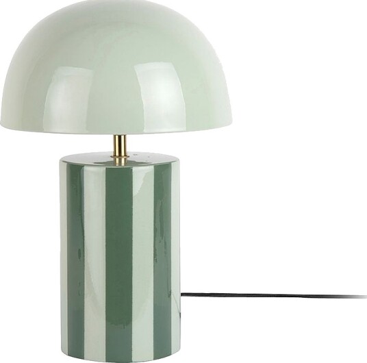 Leitmotiv Bordlampe Rayado Grønn Bordlamper
