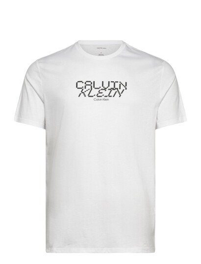 Calvin Klein Jeans Ss 30S Whsl Sp Calvin Futura Gra White L Calvin Klein Jeans Ss 30S Whsl Sp Calvin Futura Gra White L